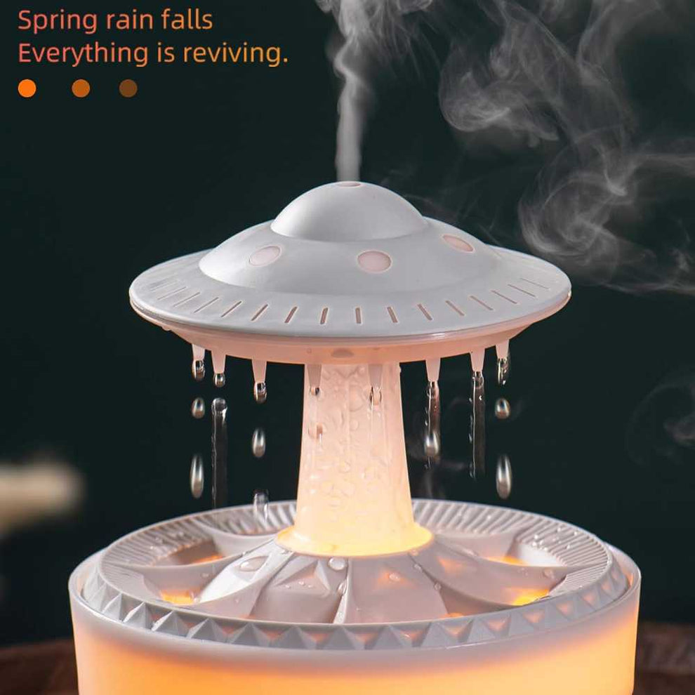 Humanfier UFO Raindrop Humidifier 6 MULTIPALE COLORS – Create a Peaceful, Relaxi ...